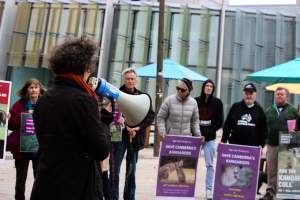 Rally Against the Kangaroo Cull 2026 - Photos taken at a Rally against the annual Kangaroo Cull in Canberra, 2026. This rally was hosted by Animal Defenders Office, Save Canberra's Kangaroos, Animal Liberation ACT, and Animal Justice Party ACT. - Captured at ACT.