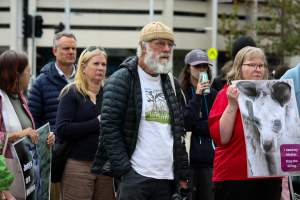 Rally Against the Kangaroo Cull 2026 - Photos taken at a Rally against the annual Kangaroo Cull in Canberra, 2026. This rally was hosted by Animal Defenders Office, Save Canberra's Kangaroos, Animal Liberation ACT, and Animal Justice Party ACT. - Captured at ACT.