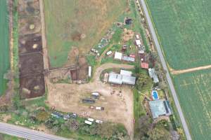 Drone flyover - Drone footage of illegal horse knackery - Captured at Peter Loffel's Illegal Knackery, Mooroopna VIC Australia.