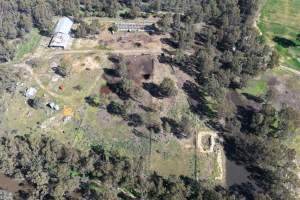 Peter Loffel's second property - At a second property owned by Loffel, surplus horses are kept for an unknown purpose. Many of these horses were identified as thoroughbreds, including ex-racehorses. - Captured at Peter Loffel's Secret Horse Depot, Mooroopna VIC Australia.