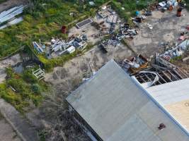 Junk piles at knackery - Goulburn Valley stock removers owned by horse dealer Peter Loffel. Horses killed illegally at his property will be taken to the knackery and processed into pet food. The knackery also processes the bodies of cows, often dairy cows who are pregnant when they arrive. - Captured at Goulburn Valley Stock Removers, Shepparton North VIC Australia.
