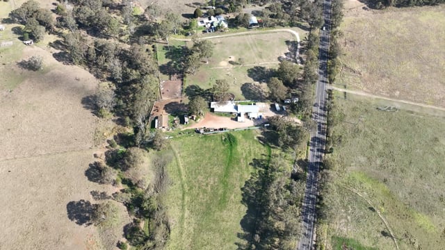 Drone flyover of Crows Nest Meatworks