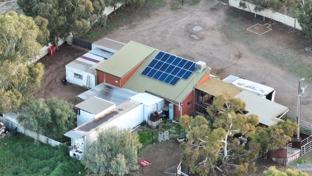 Drone flyover of Snowtown slaughterhouse