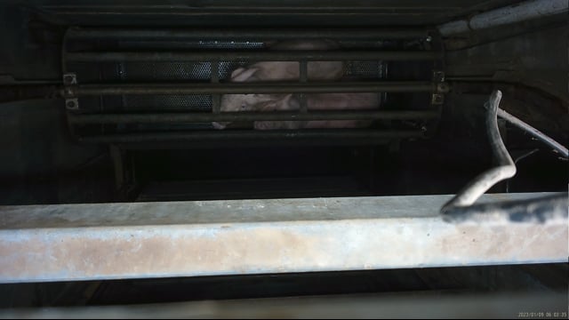 Top of gas chamber (hidden cam)