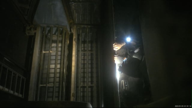 Bottom of gas chamber (hidden cam)