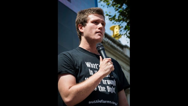 Chris Delforce's speech at the March To Close All Slaughterhouses, Melbourne 2017