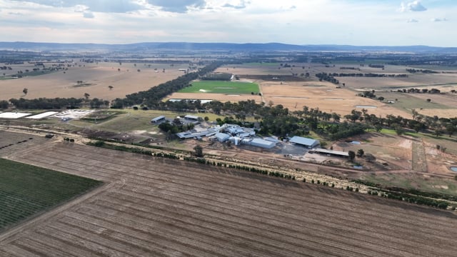 Drone flyover - Cowra Meat Processors