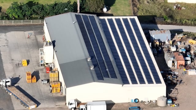 Drone flyover of Tinder Creek slaughterhouse